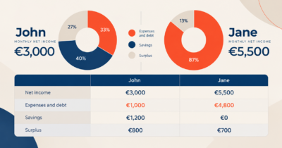 Infographic of financial planning in Ireland
